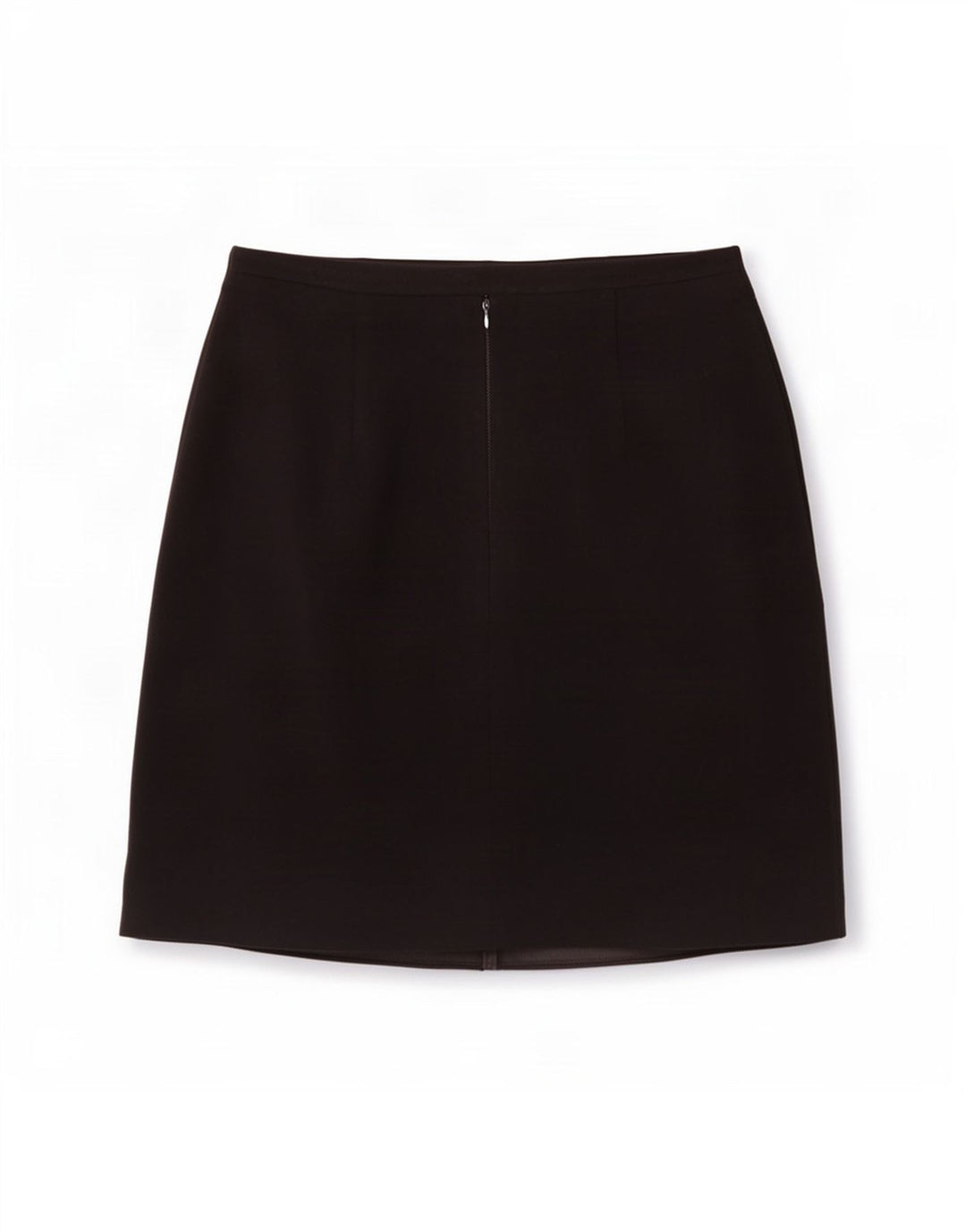 Saia feminina Marks & Spencer A-Line UK 12 Médio W30 Poliéster Preto