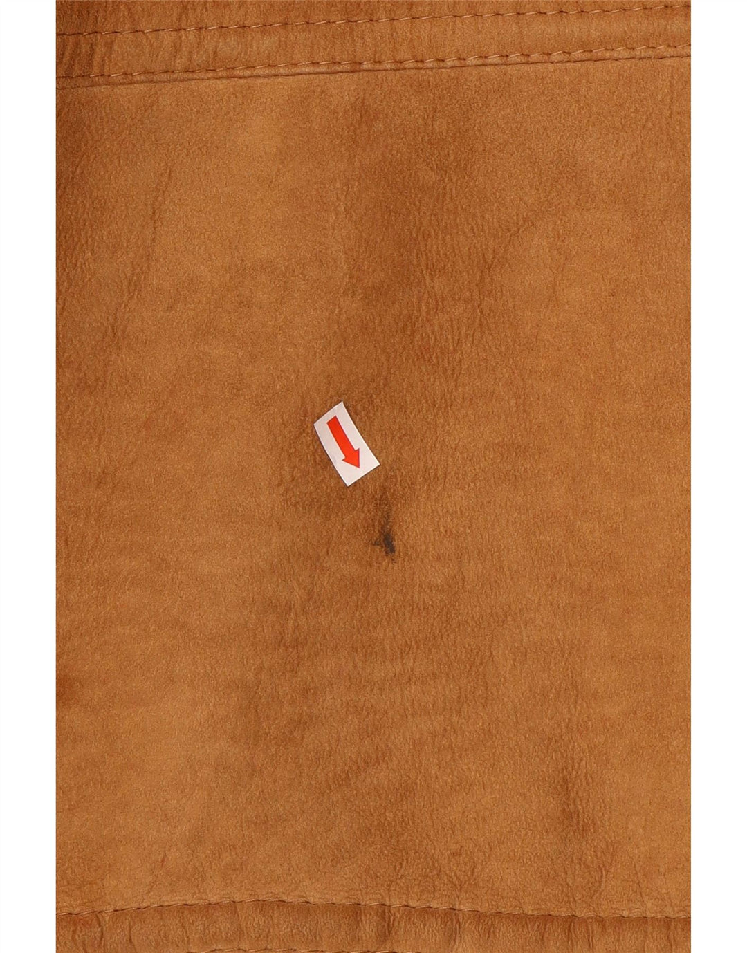 Jaqueta masculina vintage de shearling UK 36 Shearling bege pequeno