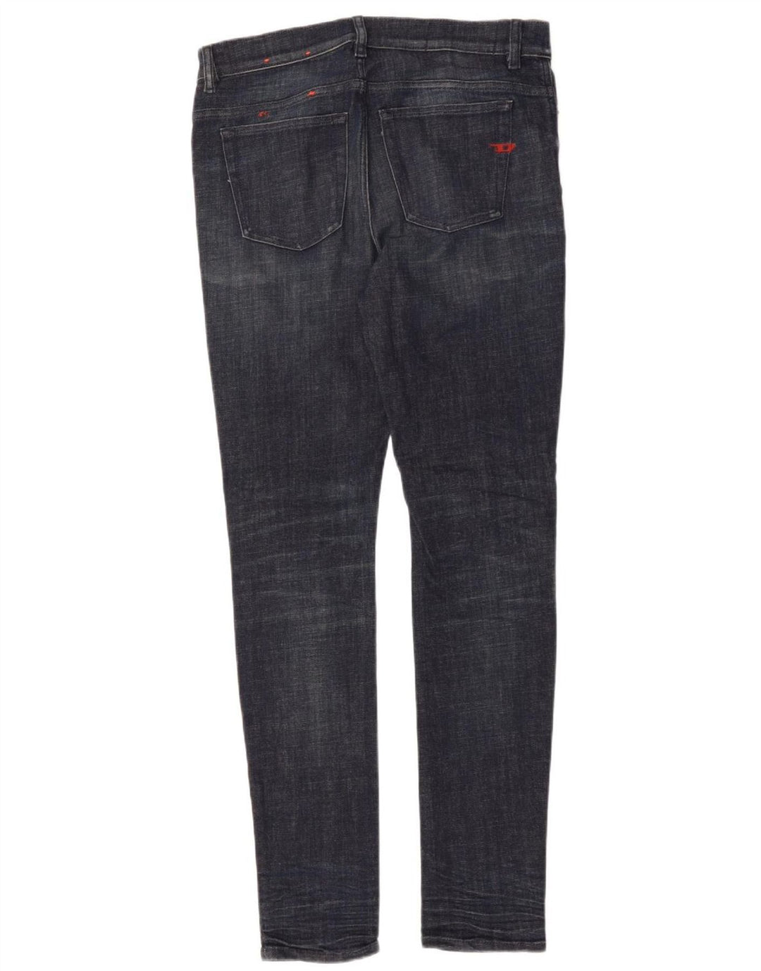 Diesel Mens Skinny Jeans W31 L33 Azul Marinho Algodão