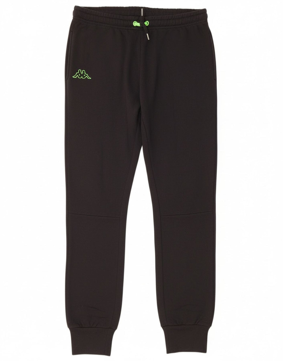 Calça de treino feminina Kappa Joggers grande algodão preto