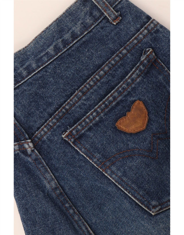 Jeans cônicos masculinos POP 84 W28 L29 azul