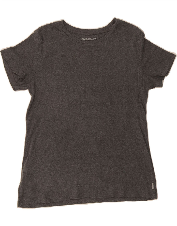 EDDIE BAUER Womens T-Shirt Top UK 18 XL Grey Cotton Vintage Eddie Bauer and Second-Hand Eddie Bauer from Messina Hembry 