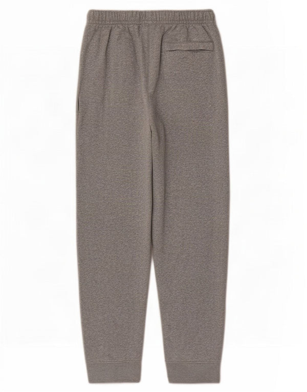 Calça de treino masculina Nike Joggers pequeno cinza manchado de algodão