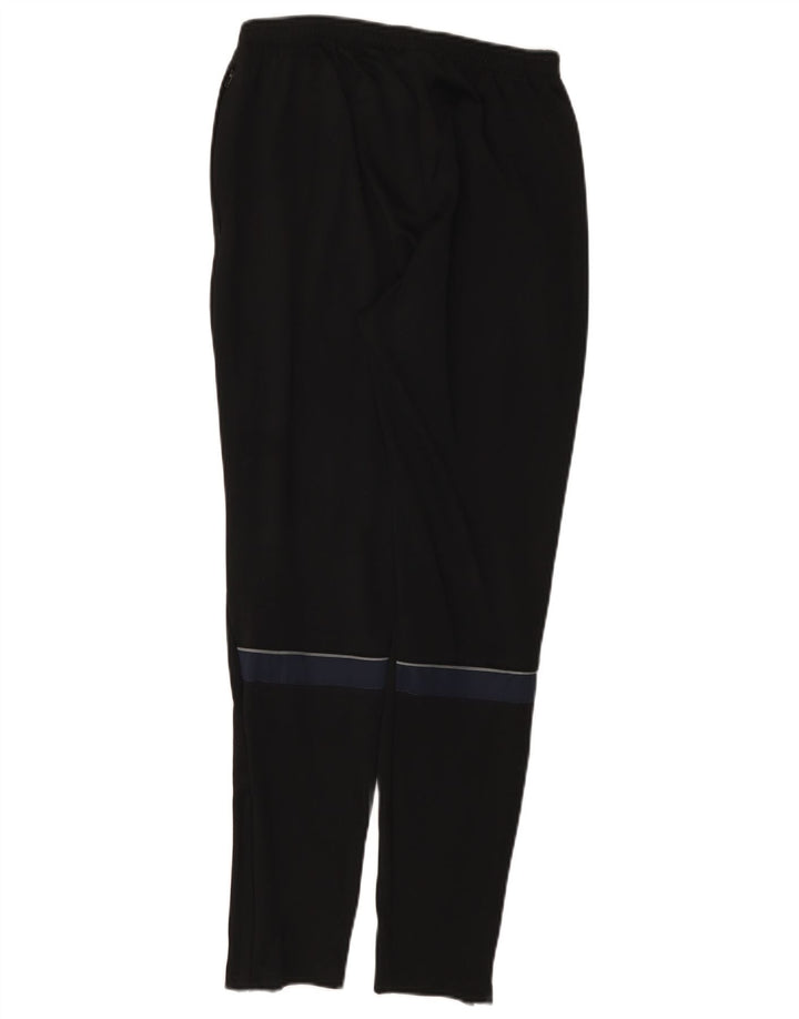 Calça de treino masculina Nike Dri Fit médio preto colorblock poliéster