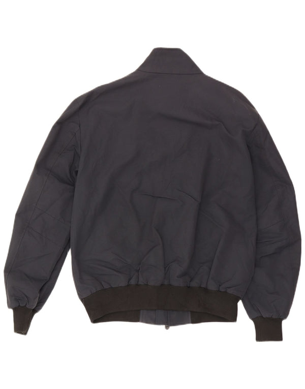Jaqueta bomber masculina Murphy & Nye UK 42 XL algodão azul marinho
