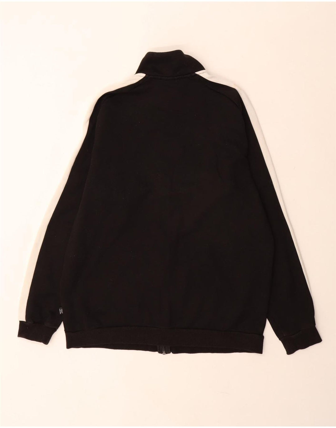 Jaqueta PUMA masculina de agasalho médio preto colorblock algodão