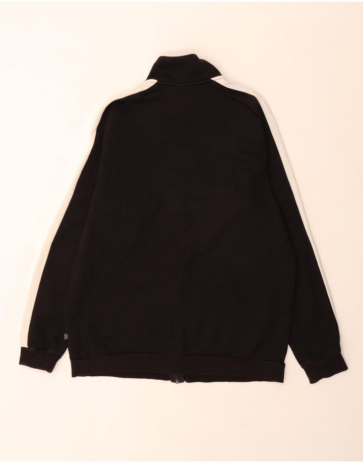 Jaqueta PUMA masculina de agasalho médio preto colorblock algodão