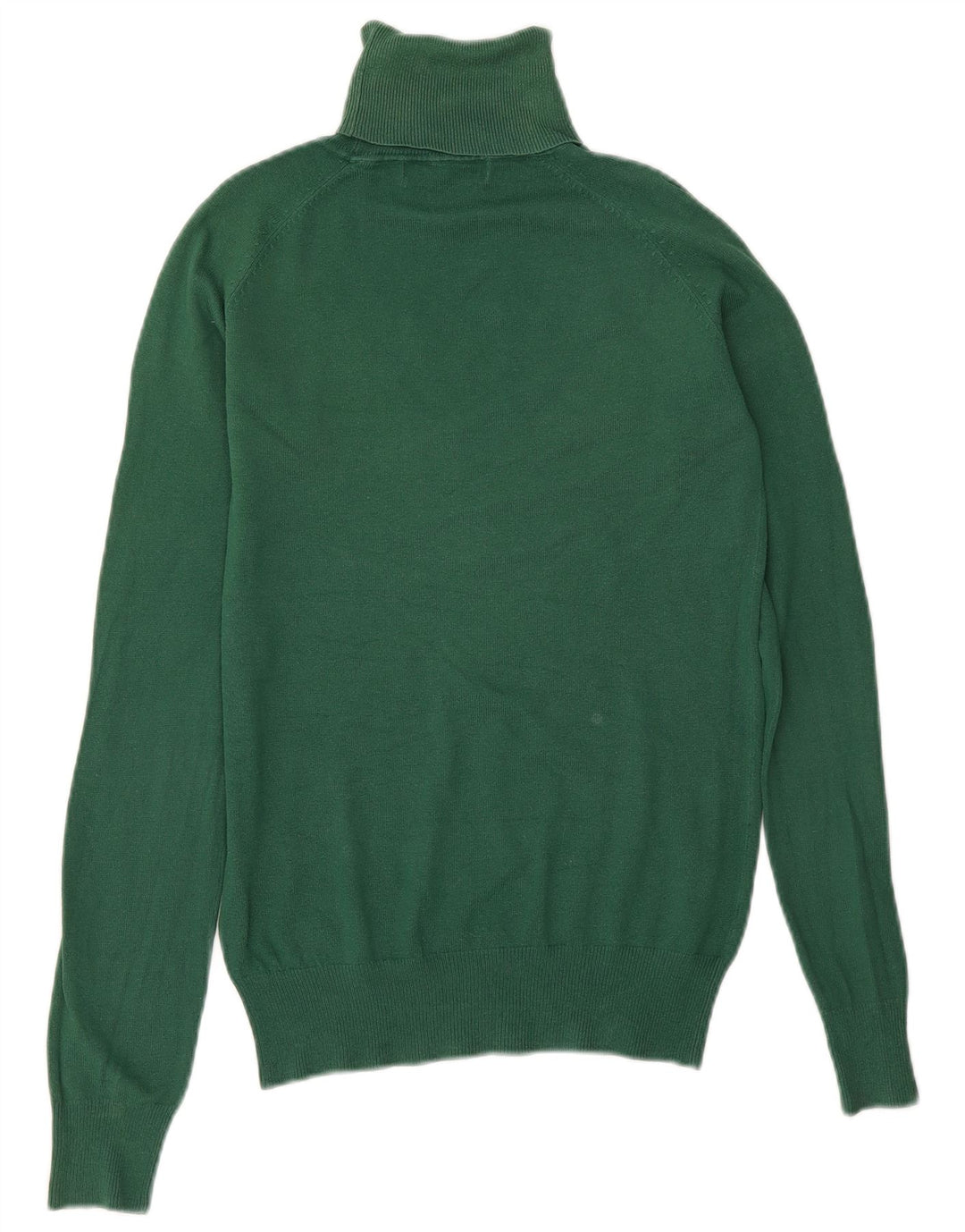 Zara Suéter feminino com gola redonda e gola redonda, Reino Unido 14, grande, verde