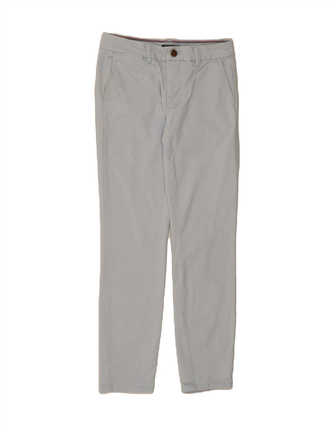 TOMMY HILFIGER Womens Slim Chino Trousers W28 L28 Blue Cotton Vintage Tommy Hilfiger and Second-Hand Tommy Hilfiger from Messina Hembry 