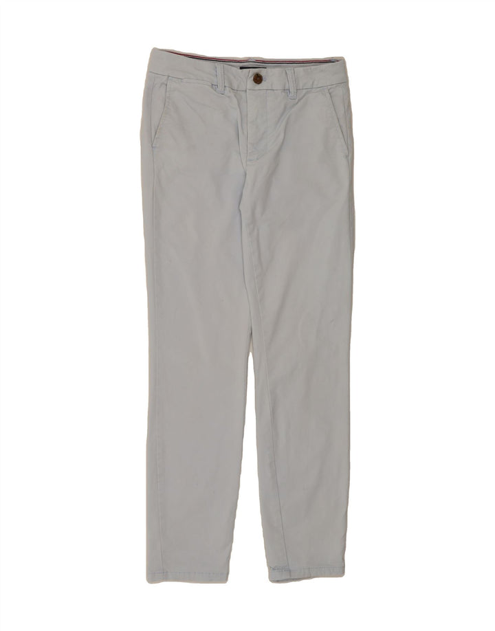 TOMMY HILFIGER Womens Slim Chino Trousers W28 L28 Blue Cotton Vintage Tommy Hilfiger and Second-Hand Tommy Hilfiger from Messina Hembry 
