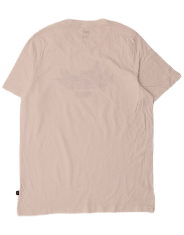 Puma Camiseta Masculina Graphic Top Médio Branco
