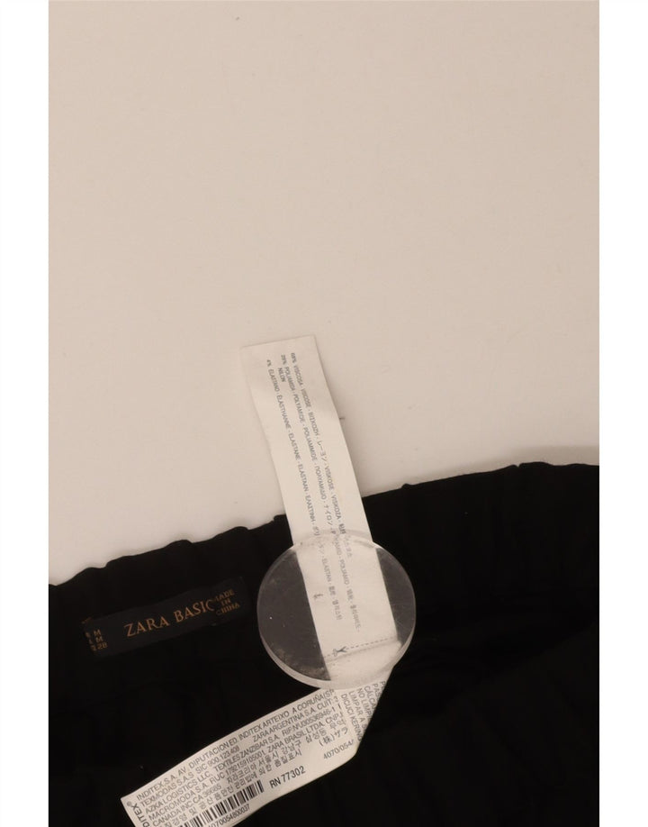 Minissaia feminina ZARA média W28 viscose preta