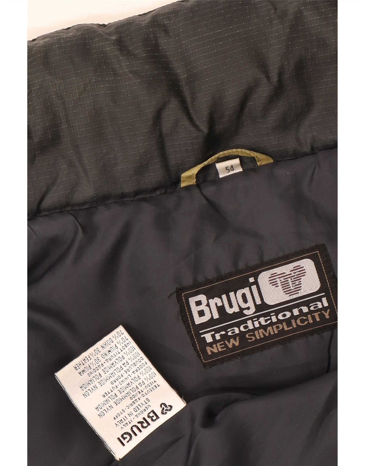Colete acolchoado masculino Brugi IT 54 2XL poliamida amarela