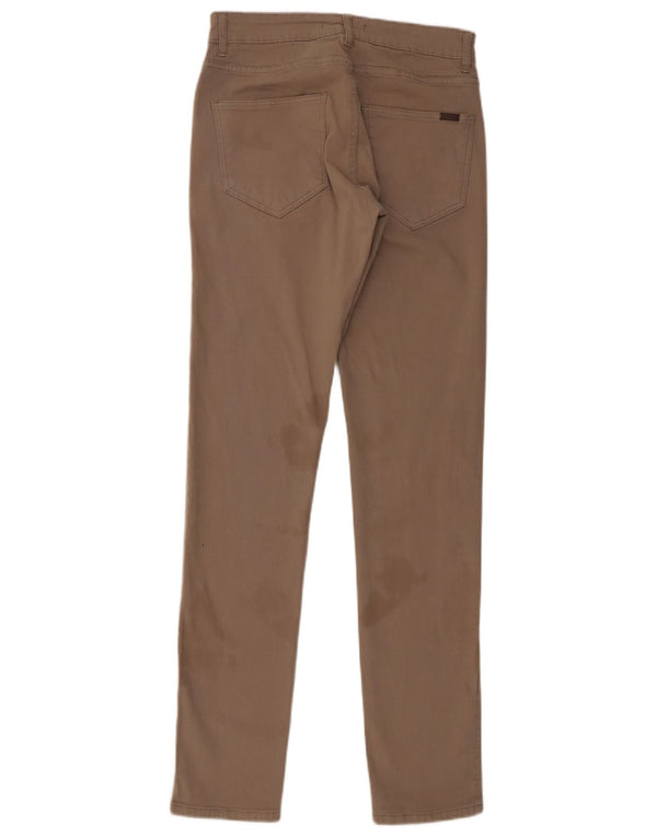 Zara Mens Slim Calça Casual EU 38 Pequeno W30 L32 Algodão Cinza