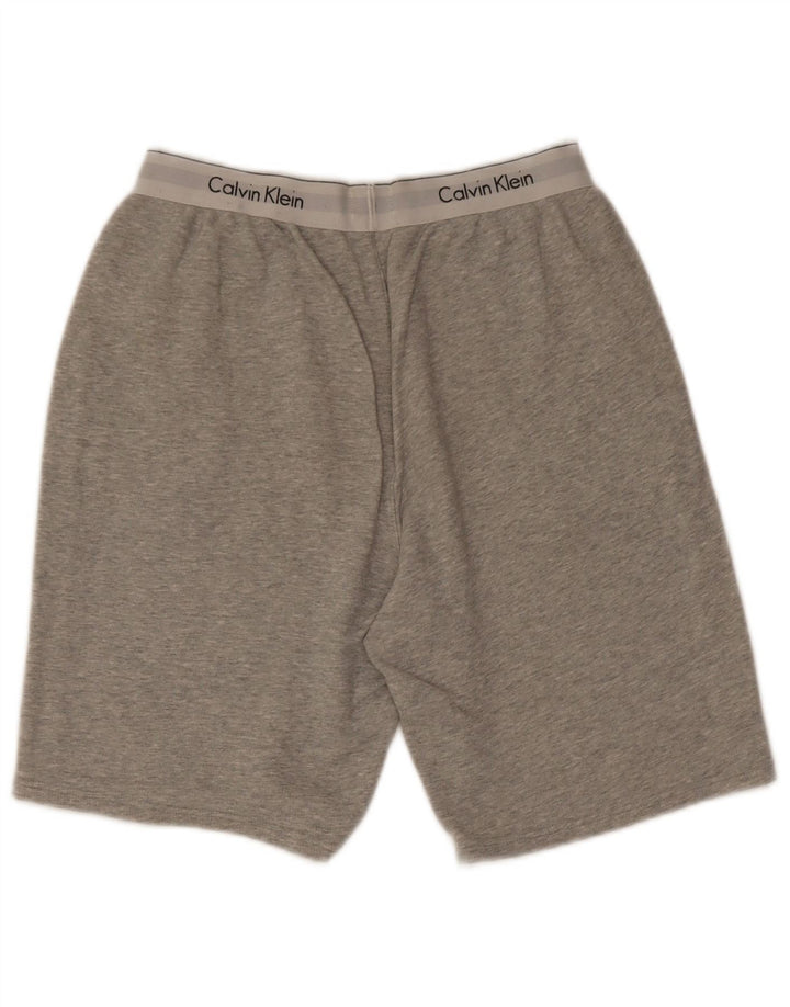Calções esportivos masculinos Calvin Klein Graphic cinza médio algodão colorblock