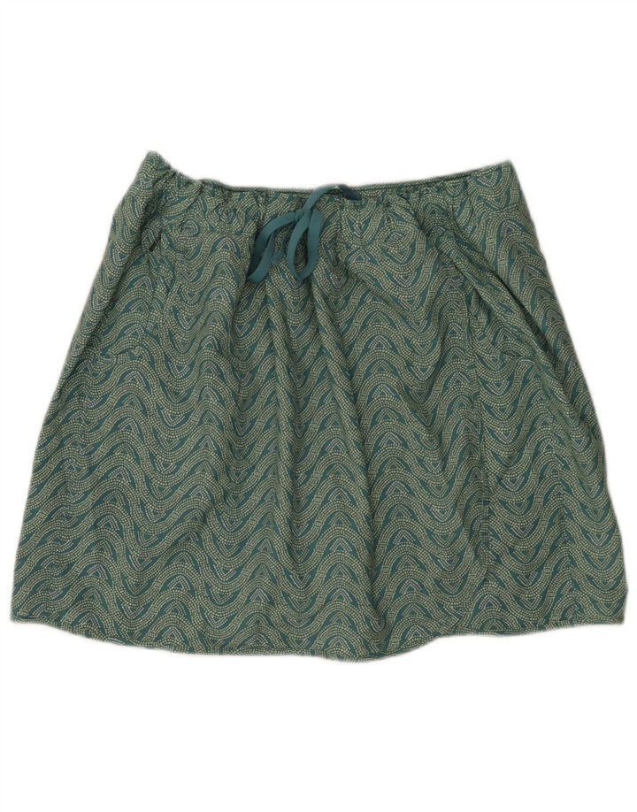 Patagonia Skort Feminino UK 18 XL Verde Chevron Poliéster