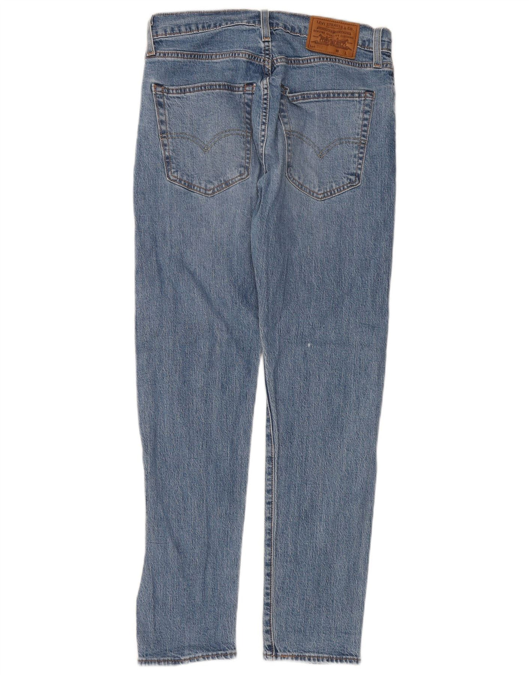 Calça jeans feminina Levi's 512 Slim Tapered W30 L30 azul algodão