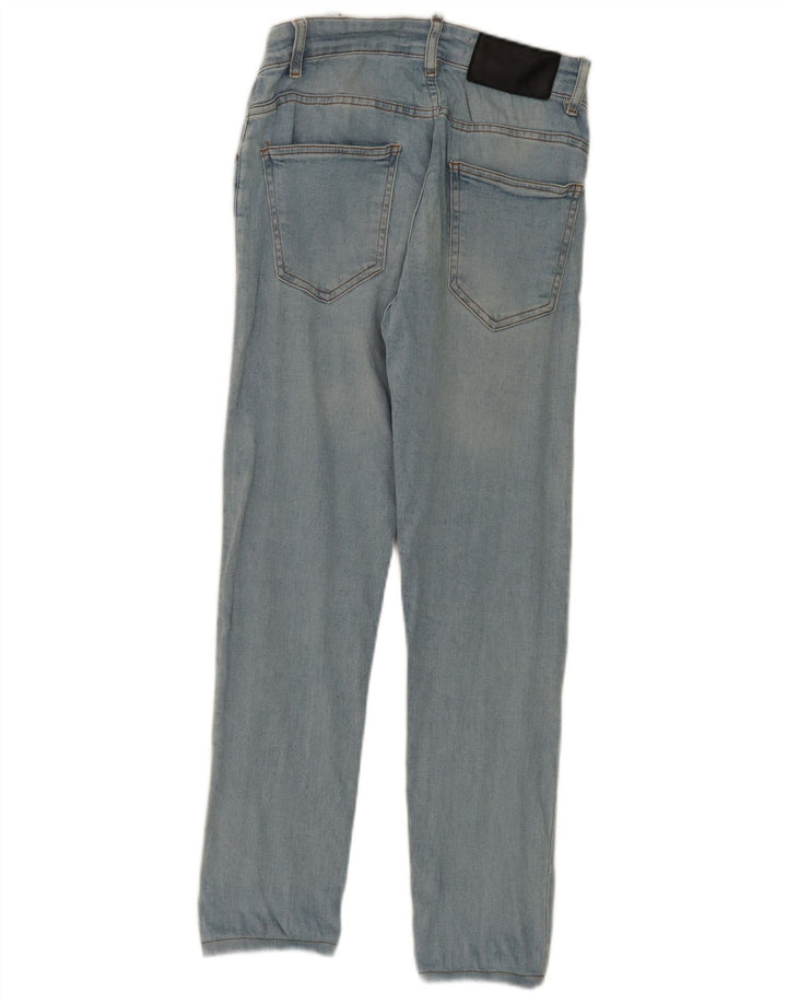 ZARA Jeans Slim Feminino W29 L26 Azul Algodão