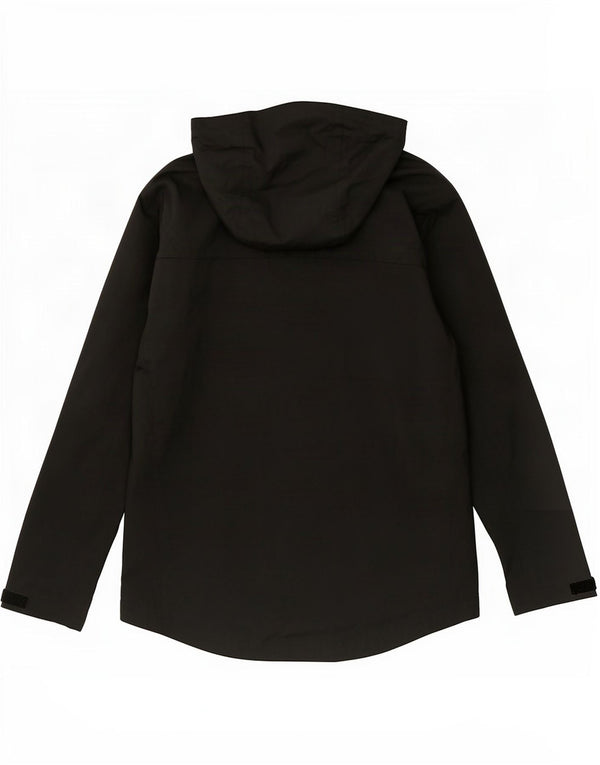 Jaqueta de chuva masculina com capuz Fred Perry Reino Unido 38 nylon preto médio