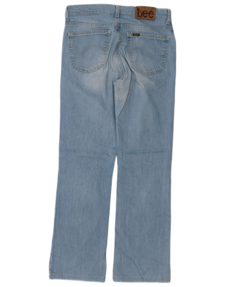 Jeans retos femininos Lee W33 L30 algodão azul
