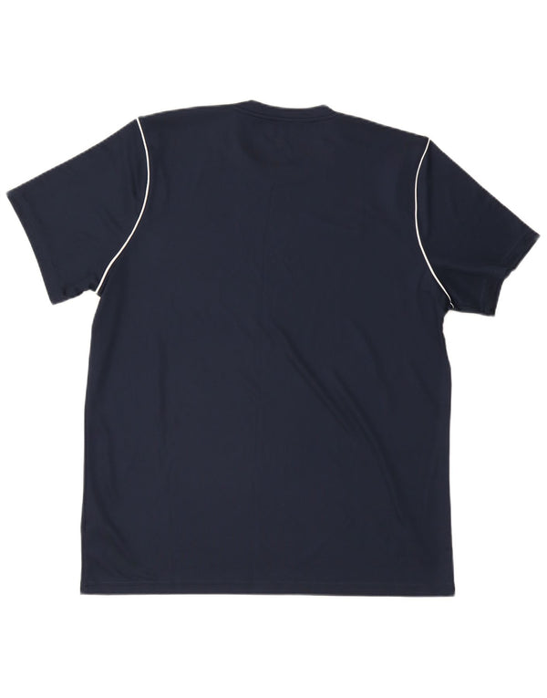 Camiseta masculina Nike Dri Fit Slim Fit Top XL azul marinho poliéster