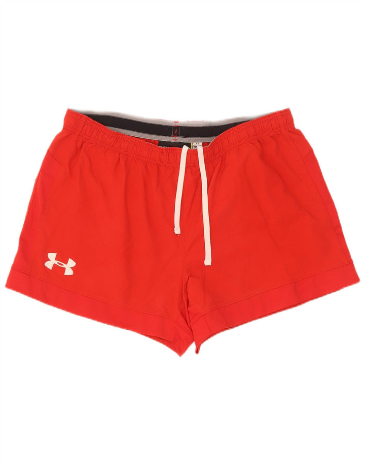 Shorts esportivos masculinos Under Armour Abstract Pattern XL vermelho