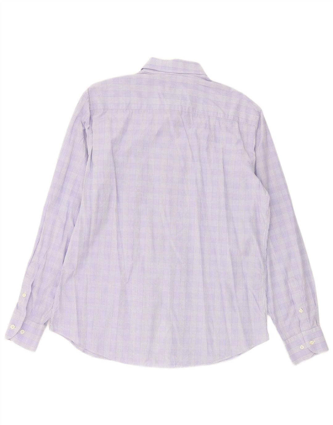Camisa masculina slim fit MASSIMO DUTTI XL algodão xadrez azul