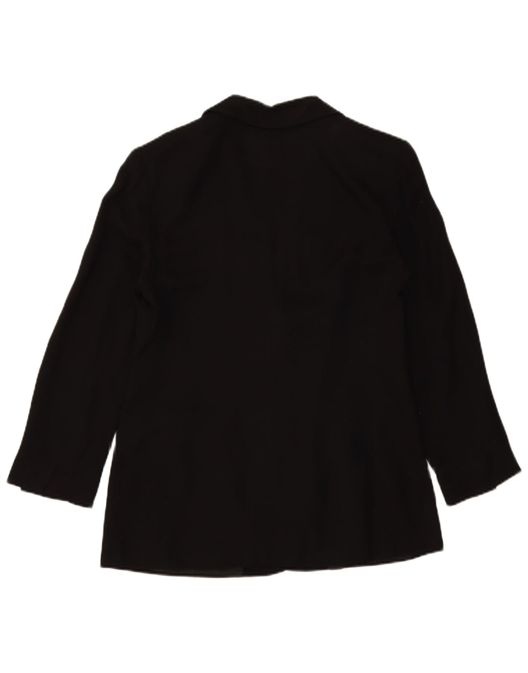 MAX MARA Womens 2 Button Blazer Jacket UK 8 Small Black Viscose