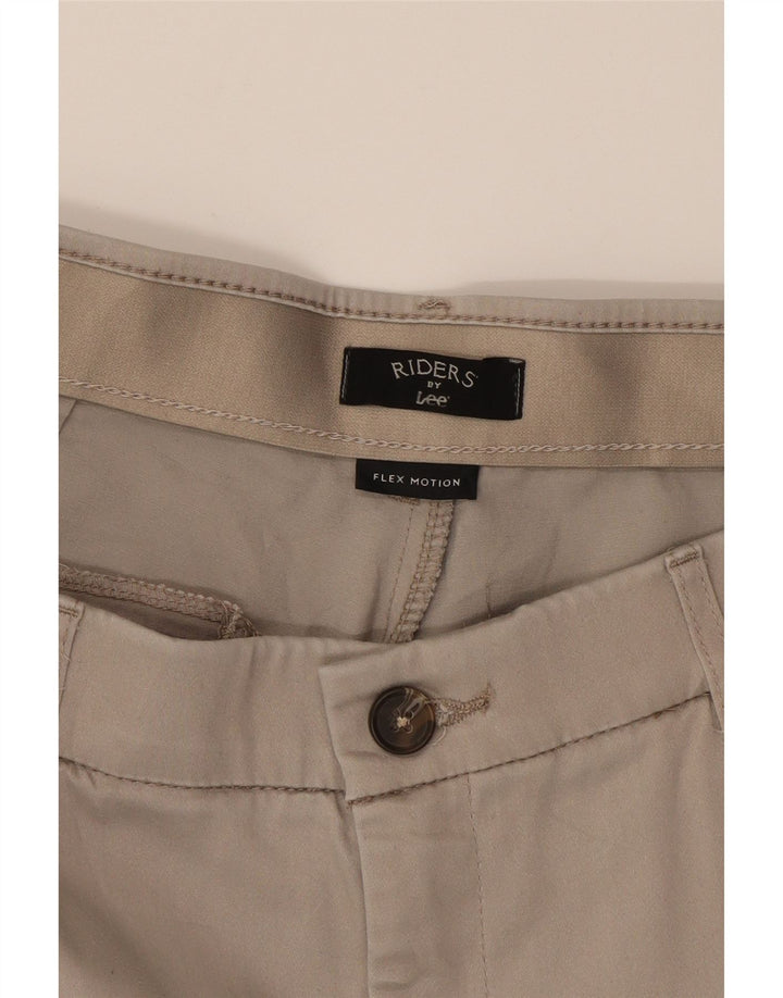 LEE Womens Riders Straight Casual Trousers W34 L31 Beige Vintage Lee and Second-Hand Lee from Messina Hembry 
