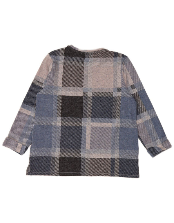 Suéter feminino Marks & Spencer com gola canoa Reino Unido 12 médio multicolorido
