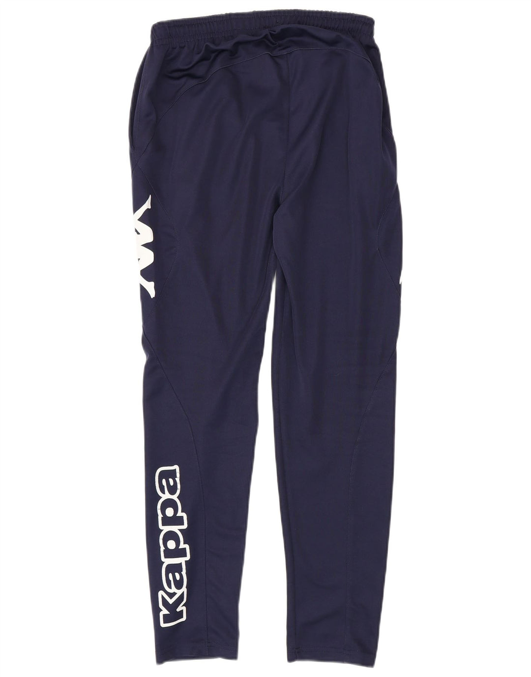 Calça de treino Kappa masculina gráfica pequena azul marinho