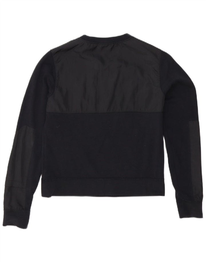 Moletom feminino Nike Jumper UK 10 pequeno algodão preto