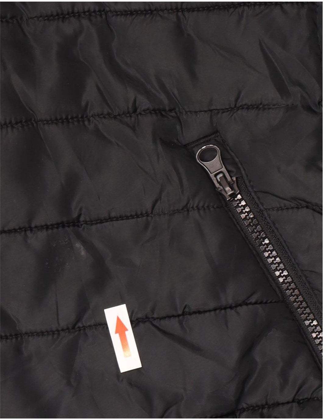 Colete acolchoado com capuz masculino Jack & Jones UK 40 grande poliéster preto