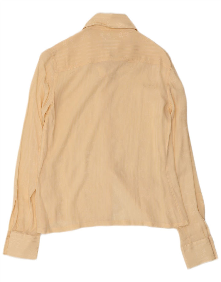 Camisa feminina VINTAGE IT 46 grande bege