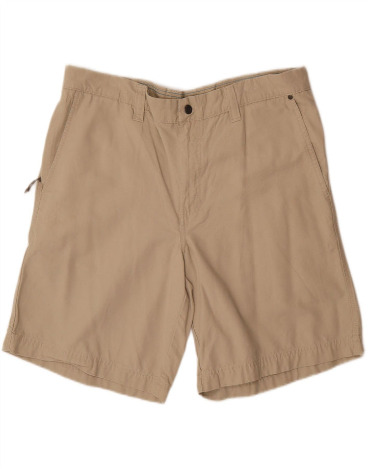 COLUMBIA Mens Cargo Shorts W38 XL Algodão Bege
