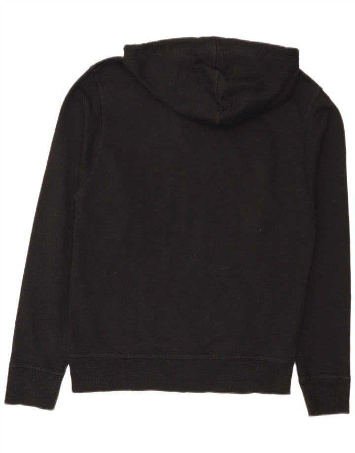 Jumper com capuz gráfico masculino Champion pequeno preto