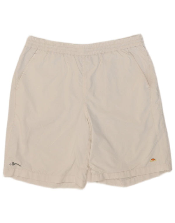 Shorts esportivo masculino Ellesse pequeno branco