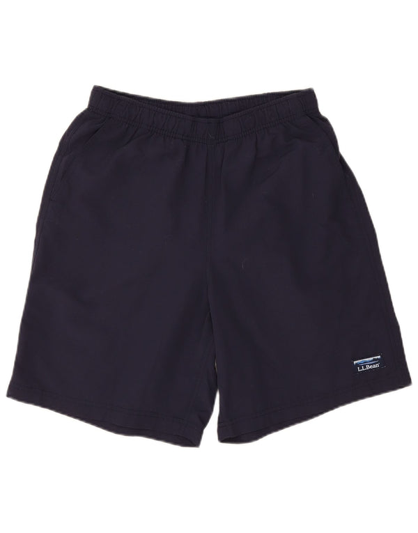 Shorts de natação masculino L.L.BEAN pequeno azul marinho nylon