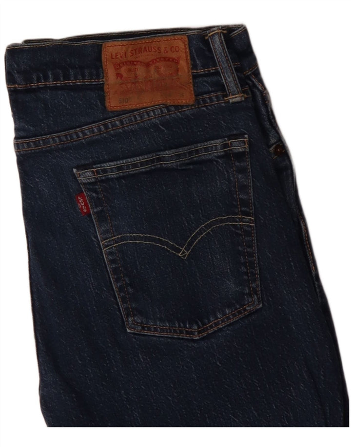 Levi's Masculino 510 Skinny Jeans W34 L34 Azul Algodão