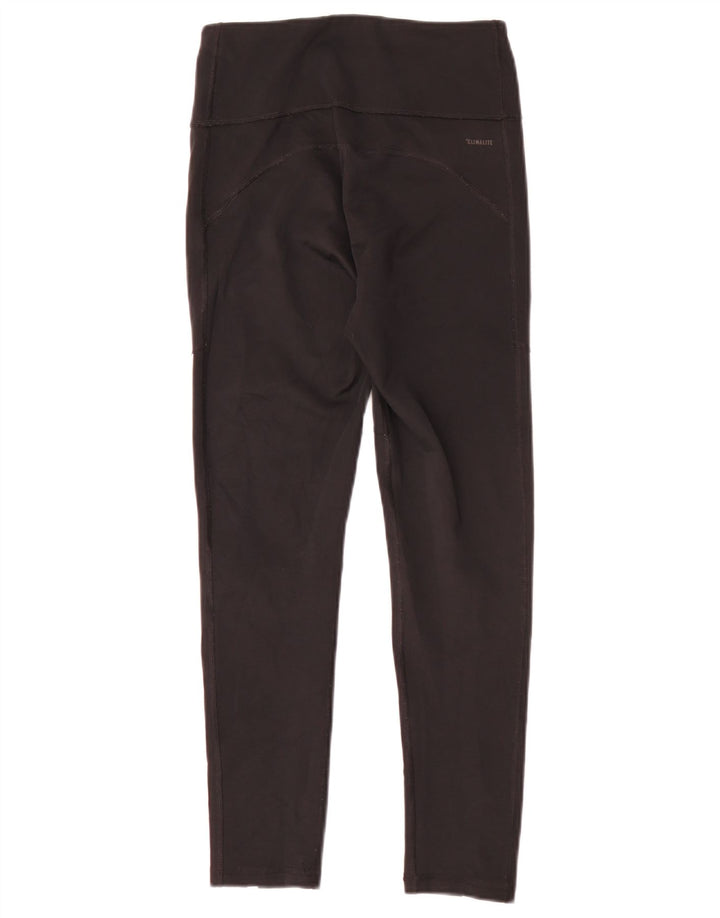 Leggings Adidas Climalite Femininas UK 8/10 Pequenas Pretas