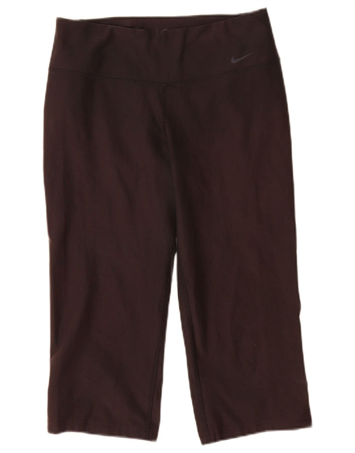 Leggings Nike Dri Fit Capri UK 12 Médio Preto Poliéster