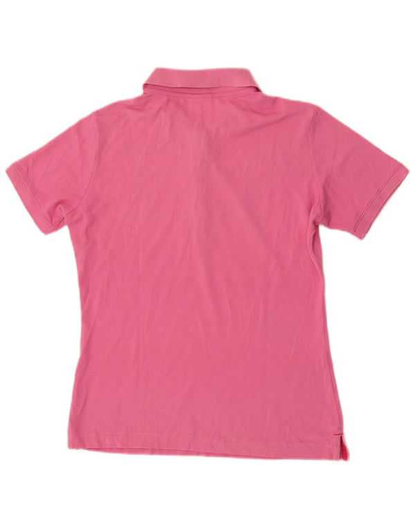 Camisa polo feminina Champion Heritage Fit UK 14 rosa médio