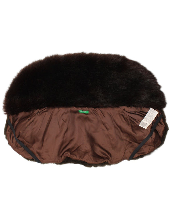 Cachecol feminino United Colors of Benetton pequeno L22 marrom inverno