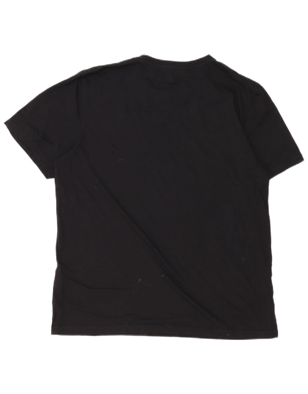 Camiseta gráfica masculina Ted Baker tamanho superior 4 grande algodão preto