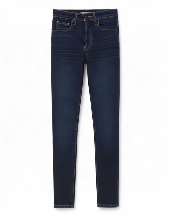 Calça Jeans Mile High Super Skinny Levi's Feminina W24 L28 Azul Algodão