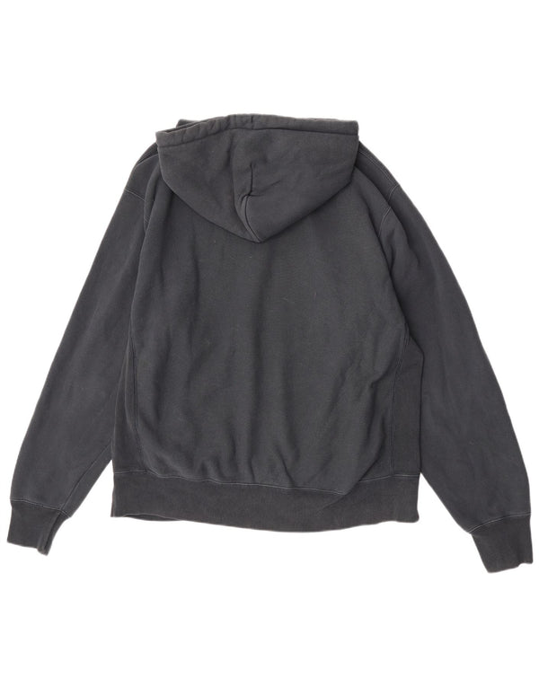 Jumper masculino com capuz Champion grande algodão preto