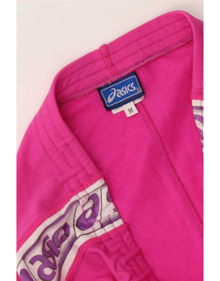 Calça feminina Asics Graphic Tracksuit UK 12 Medium Pink Colourblock