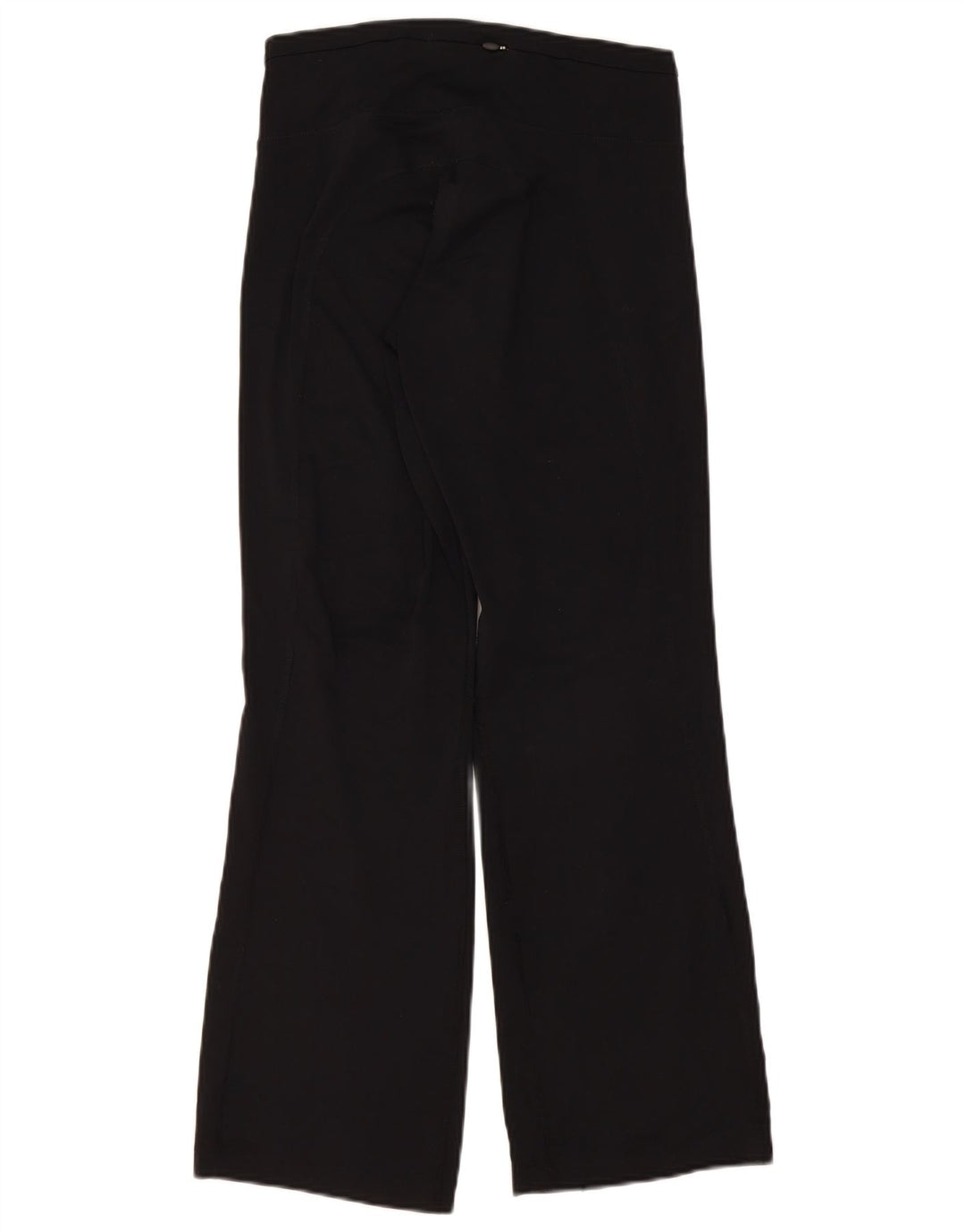 Calça de treino feminina Marks & Spencer Reino Unido 10 pequena preta de poliéster