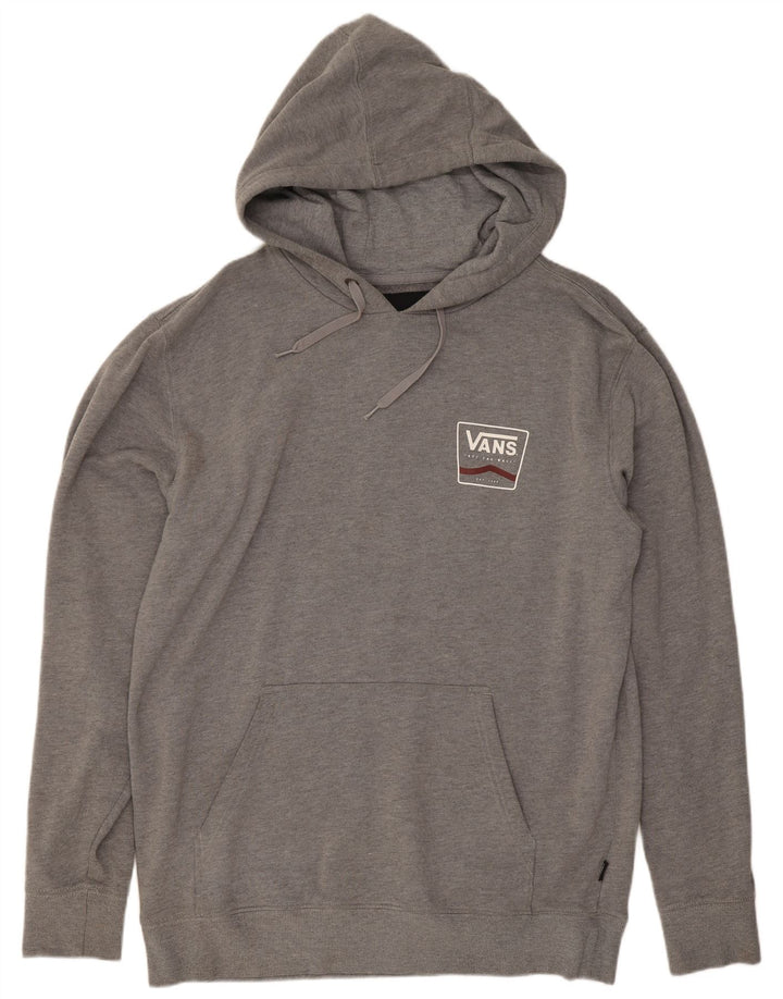 Vans Mens Graphic Hoodie Jumper Médio Cinza