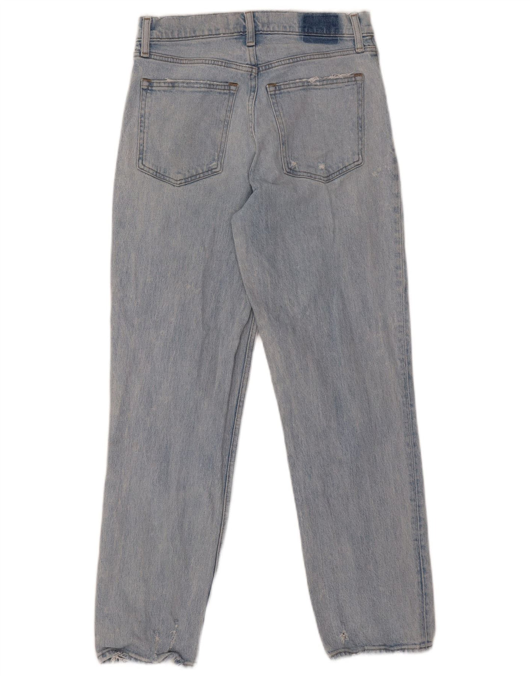 Calça jeans reta feminina ABERCROMBIE & FITCH US 6 médio W28 L27 azul